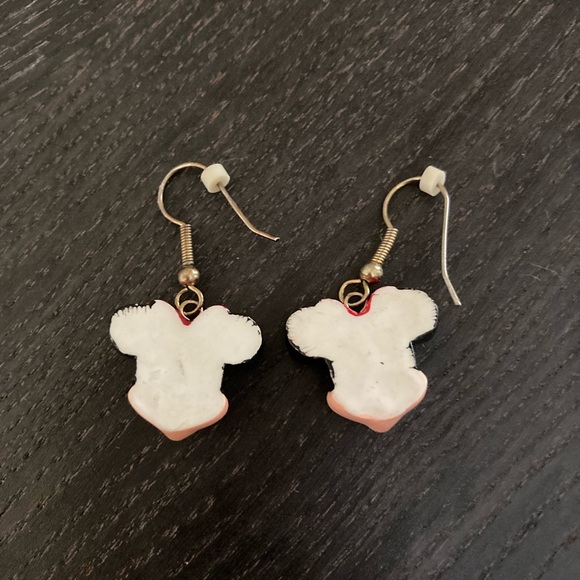 Minnie Mouse inspired vintage 80’s dangle earrings costume - Picture 4 of 5